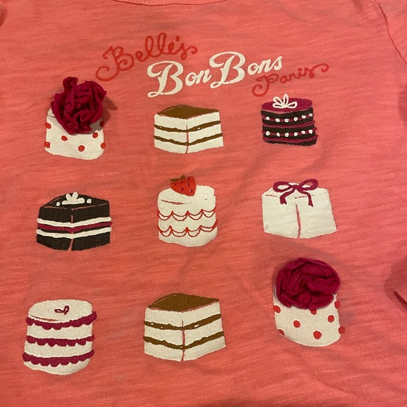 **2 for $20**Pink long sleeve Bellis’ BonBons  Paris shirt size 4T - Picture 5 of 8
